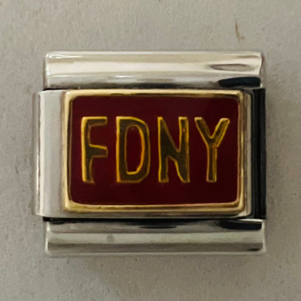 FDNY Italian Charm Bracelet Link